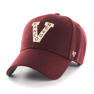 Vancouver Millionaires Vintage Basic MVP Adjustable Hat by '47