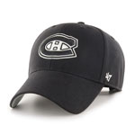 Montreal Canadiens Black/White MVP Adjustable Hat by '47