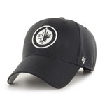 Winnipeg Jets Black/White MVP Adjustable Hat by '47