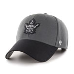 Toronto Maple Leafs Two Tone Charcoal/Black MVP Adjustable Hat by '47