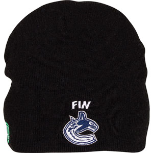 Vancouver Canucks Mascot Fin Toddler Uncuffed Knit Hat by Old Time Hockey