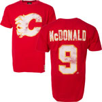 Lanny McDonald Calgary Flames Alumni Player Name & Number T-Shirt by Old Time Hockey