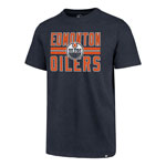 Edmonton Oilers Block Stripe T-Shirt by '47