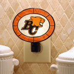 The Memory Company BC Lions Art Glass Night Light