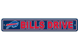 Fremont Die Buffalo Bills Plastic Street Sign