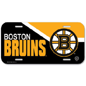 Wincraft Boston Bruins Plastic License Plate
