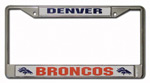 Rico Industries Denver Broncos Metal License Plate Frame