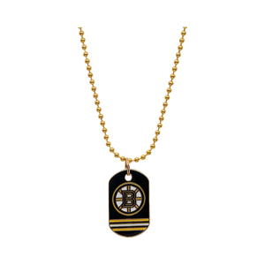 JF Sports Boston Bruins Dog Tag Necklace
