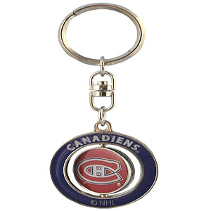 JF Sports Montreal Canadiens Spinner Key Chain