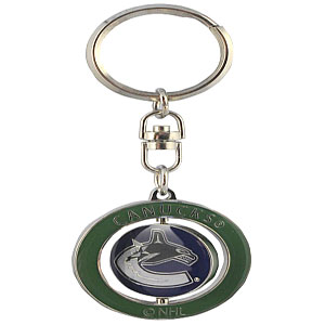 JF Sports Vancouver Canucks Spinner Key Chain