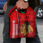 JF Sports Chicago Blackhawks 6-Pack Neoprene Bottle Tote