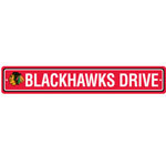 Fremont Die Chicago Blackhawks Plastic Street Sign