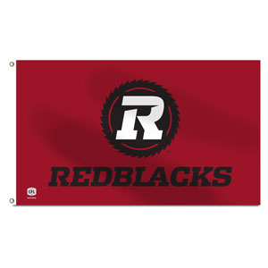 Ottawa Redblacks 3'x5' Flag by Mustang