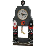 Elby Gifts Calgary Flames Pendulum Table Clock