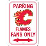 Fremont Die Calgary Flames Plastic Reserved Parking Sign