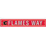 Fremont Die Calgary Flames Plastic Street Sign