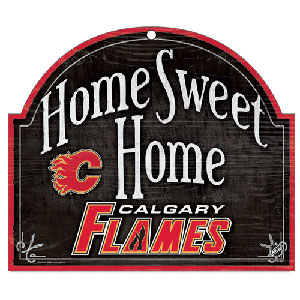 Wincraft Calgary Flames Home Sweet Home Wood Sign