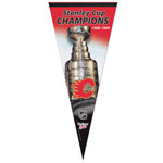 Wincraft Calgary Flames Stanley Cup Champions Premium Felt Pennant
