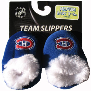 Forever Collectibles Montreal Canadiens Baby Bootie Slippers
