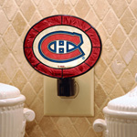 The Memory Company Montreal Canadiens Art Glass Night Light