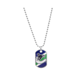 JF Sports Vancouver Canucks Dog Tag Necklace