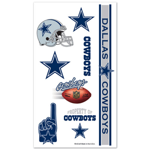 Wincraft Dallas Cowboys Temporary Tattoos