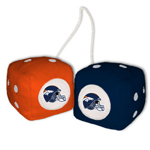 Fremont Die Denver Broncos Fuzzy Dice