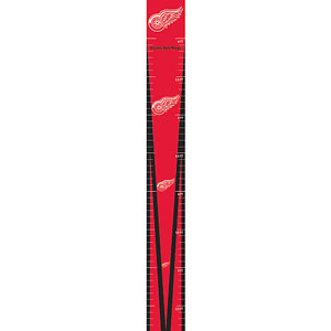 Trademarx Detroit Red Wings Peel-N-Stick Growth Chart