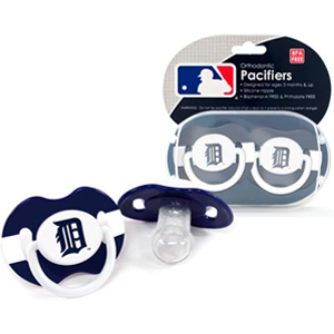 Baby Fanatic Detroit Tigers 2-Pack Pacifier Set