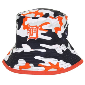 New Era Detroit Tigers Infant Camo Switch Up Reversible Bucket Hat