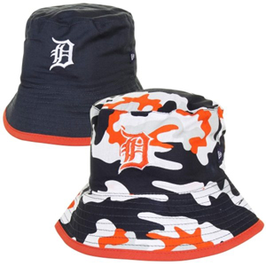 New Era Detroit Tigers Infant Camo Switch Up Reversible Bucket Hat