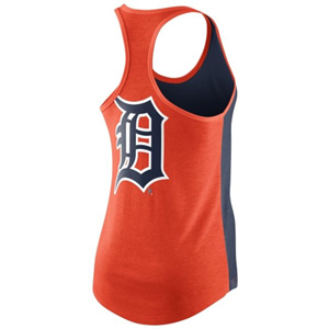 Nike Detroit Tigers Women's Tri-Blend Loose Fit Racerback Tank Top