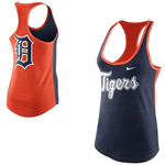 Nike Detroit Tigers Women's Tri-Blend Loose Fit Racerback Tank Top