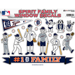 Rico Industries Detroit Tigers Spirit Family Window Decals