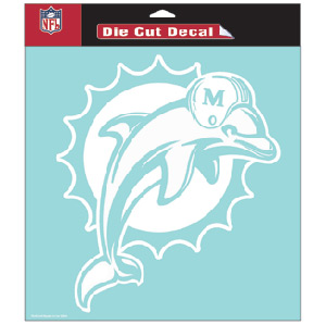 Wincraft Miami Dolphins 8''x8'' Die Cut Decal