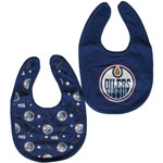 Edmonton Oilers 2-Piece Baby Bib Set by Mighty Mac