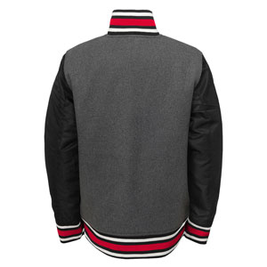 Chicago Blackhawks Youth Letterman Full-Snap Varsity Jacket by Outerstuff