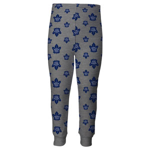 Toronto Maple Leafs Youth Long Sleeve T-Shirt & Pants Sleep Set - Grey by Outerstuff