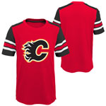 Calgary Flames Youth Crashing the Net T-Shirt by Outerstuff