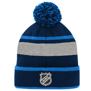 Winnipeg Jets Youth Breakaway Jacquard Cuffed Knit Hat by Outerstuff