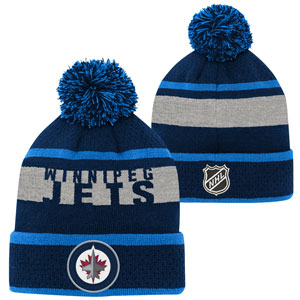 Winnipeg Jets Youth Breakaway Jacquard Cuffed Knit Hat by Outerstuff