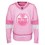Edmonton Oilers Youth Girls Pink Fashion Jersey by Outerstuff