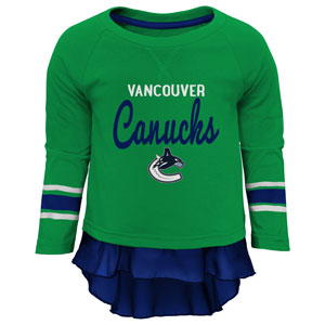 Vancouver Canucks Toddler Girls Show Off Long Sleeve Top and Leggings Set by Outerstuff