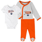 Edmonton Oilers Newborn Future Champ Bodysuit, Shirt, and Pants Set by Outerstuff