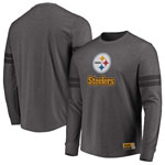 Pittsburgh Steelers Flex Double Stripe Long Sleeve T-Shirt by Majestic