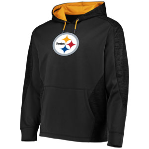 Pittsburgh Steelers Armor Pullover Fleece Hoodie by Majestic