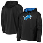 Detroit Lions Armor Pullover Fleece Hoodie by Majestic