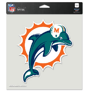 Wincraft Miami Dolphins 8''x8'' Color Die Cut Decal