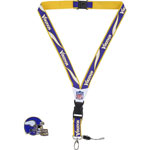 JF Sports Minnesota Vikings Lanyard and Collectible Pin