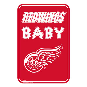 Detroit Red Wings Team Baby Sign by Mustang